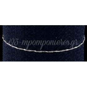 Στεφανα Γαμου Στριφτα Ασημενια Με Swarovski Crystal Fabric - ΚΩΔ:N805-G