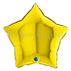 Μπαλονι Foil 18''(45Cm) Κιτρινο Αστερι - ΚΩΔ:19219Y-Bb
