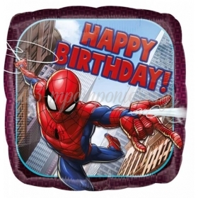 Μπαλονι Foil 18''(45Cm) Spiderman "Happy Birthday" - ΚΩΔ:534664-Bb