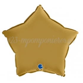 Μπαλονι Foil 18''(45Cm) Χρυσο Σατεν Αστερι - ΚΩΔ:192S00G-Bb