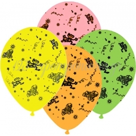 Τυπωμενα Μπαλονια Latex Monkeys Σε 10 Χρωματα 12΄΄ (30Cm) – ΚΩΔ.:135120005Α-Bb