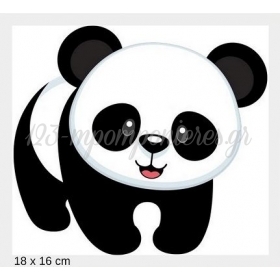 Ξυλινο Panda Με Laser Cut Κοπη Περιμετρικα 18Χ16Cm - ΚΩΔ:Mpoae17-18-Al
