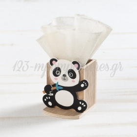 Ξυλινη Μολυβοθηκη Panda - ΚΩΔ:152003-Pr