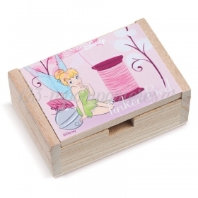 Ξύλινο Κουτάκι Little Tinkerbell 10.5x7x4cm - ΚΩΔ:NA453-PR