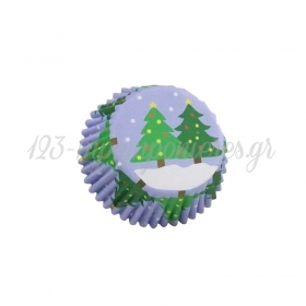 Καραμελόχαρτα foil με χριστουγεννιάτικα δέντρα Σετ 30τεμ - ΚΩΔ:00005050-SW