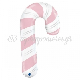 Μπαλόνι Foil 41"(91cm) Ροζ Candy Cane - ΚΩΔ:G72093-BB