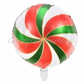 Μπαλόνι Foil 18"(45cm) Xριστουγεννιάτικο Γλειφιτζούρι - ΚΩΔ:FB107-000-BB