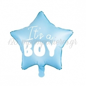 Μπαλόνι Foil 18"(45cm) It's a Boy Μπλε Αστέρι - ΚΩΔ:FB22P-001J-BB