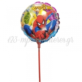 Μπαλονι Foil 18Cm Mini Shape Spiderman ΚΩΔ.:206187-Bb