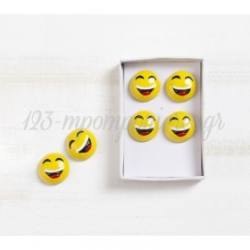 Πολυεστερικό Αυτοκόλλητο Πρόσωπο-Χαμόγελο 2.5X0.8cm - ΚΩΔ:282030-PR