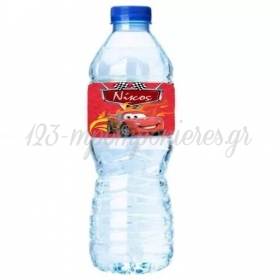 Χάρτινη Ετικέτα για Μπουκάλια Νερού Cars Disney 21X4cm - ΚΩΔ:553134-8-BB