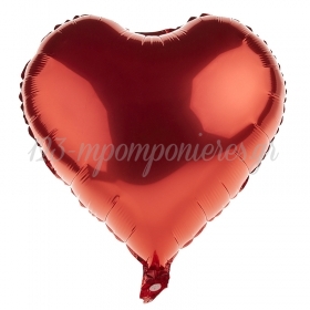 Μπαλόνι Foil 18"(45Cm) Καρδιά Κόκκινο – ΚΩΔ:PT036-1-NU