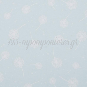Ύφασμα με το μέτρο με λουλούδι ευχών (πικραλίδα), φάρδος 140cm - ΚΩΔ:308651-NT