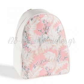 Τσάντα Backpack με σομόν πάμπας 43x35x23cm - ΚΩΔ:848061-NT