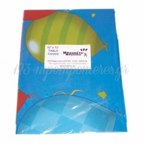 Τραπεζομάντηλο Μπαλόνια Happy Birthday 1.32X1.82m - ΚΩΔ:3450105A-BB