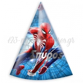 Καπελακι Παρτυ Spiderman - ΚΩΔ:P259111-38-Bb