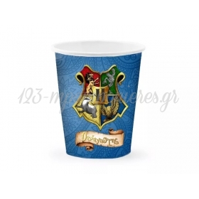 Χάρτινο Ποτήρι Hogwarts με Όνομα 260ml - ΚΩΔ:P25922-91-BB