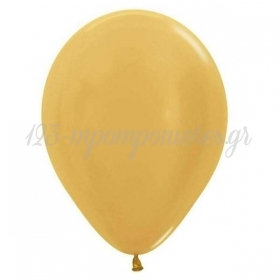Μπαλόνι Latex 12 (32cm) Χρυσό Περλέ - ΚΩΔ:13512570-BB