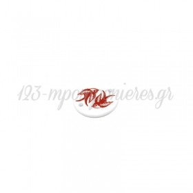 Πλέξι Ακρυλικό Στοιχείο Στρογγυλό Χελιδόνια για Μακραμέ 20mm - ΚΩΔ:71460036.018-NG