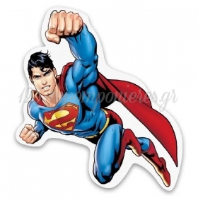 Ξύλινο Διακοσμητικό Superman 12cm - ΚΩΔ:D19W08-17-BB