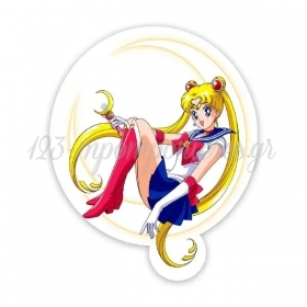 Ξύλινο Διακοσμητικό Sailor Moon 12cm - ΚΩΔ:D19W08-23-BB