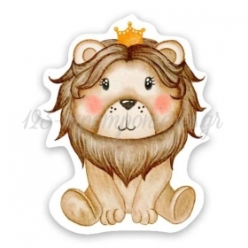 Ξύλινο Διακοσμητικό Βασιλιάς Λιοντάρι 15cm - ΚΩΔ:D19W08-30-BB