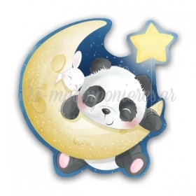 Ξύλινο Διακοσμητικό Sleeping Panda 12cm - ΚΩΔ:D19W08-27-BB