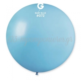 Μπαλόνι Latex 31 (79cm) Baby Blue - ΚΩΔ:1363172-BB