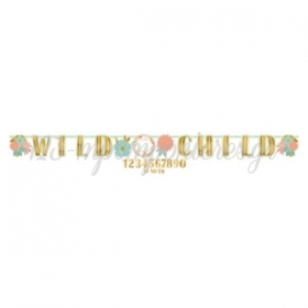 Μπάνερ Boho Wild Child 320X25.4cm - ΚΩΔ:122106-1-BB