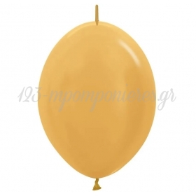 Μεταλλικα Χρυσα R Μπαλονια Για Γιρλαντα 12΄΄ (30Cm) – ΚΩΔ.:13512570L-Bb