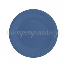 Χάρτινα Πιάτα Πάρτυ Μπλε 18cm - ΚΩΔ:PW-TJG7-BB