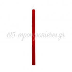 Κερί Λαμπάδας Κόκκινο 38cm - ΚΩΔ:10-0078R-BB