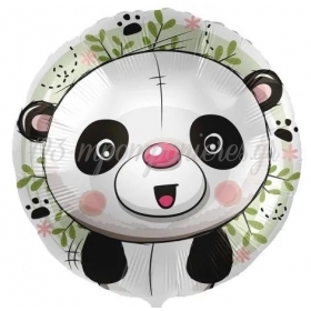 Μπαλόνι Foil 45cm Χαριτωμένο Αρκουδάκι Panda - ΚΩΔ:0509K-BB