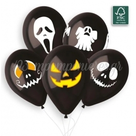 Μπαλόνι Latex 33cm Halloween Faces - ΚΩΔ:136126-BB