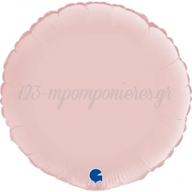 Μπαλόνι Foil 45cm Στρογγυλό Παστέλ Ροζ - ΚΩΔ:181000SPP-BB