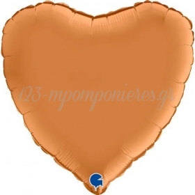 Μπαλόνι Foil 45cm Caramel Καρδιά - ΚΩΔ:180000SCA-BB