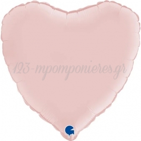 Μπαλόνι Foil 45cm Καρδιά Παστέλ Ροζ - ΚΩΔ:180000SPP-BB