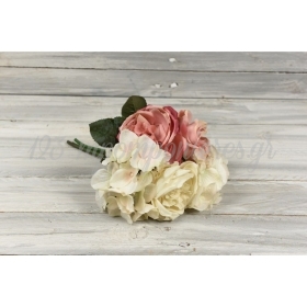 Μπουκέτο λουλουδιών τριαντάφυλλα 30cm - ΚΩΔ:3011619-20-RD