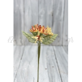 Μικρολούλουδα κλαδί με κίτρινα άνθη 35CM - ΚΩΔ:3013115-13-RD