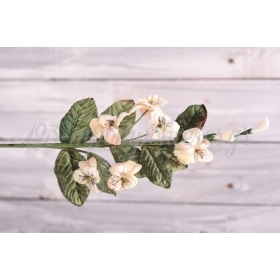 Μικρολούλουδα κλαδί με λευκά λουλούδια 30CM - ΚΩΔ:3013515-11-RD