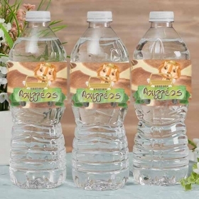 Χάρτινη Ετικέτα για Μπουκάλια Νερού Σαφάρι 30X4cm - ΚΩΔ:553134-13-BB