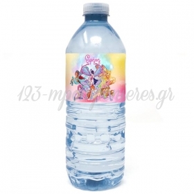 Χάρτινη Ετικέτα για Μπουκάλια Νερού Winx 21X4cm - ΚΩΔ:553134-14-BB