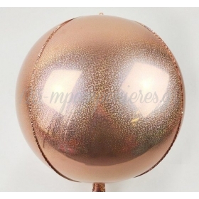 Μπαλόνι Orbz 55cm Holographic Rosegold - ΚΩΔ:20722113-BB
