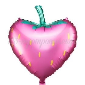 Μπαλόνι Foil 45cm Ροζ Φράουλα - ΚΩΔ:FB95-BB