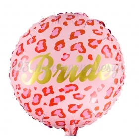 Μπαλόνι Foil 45cm Bride Ροζ Λεοπάρ - ΚΩΔ:FB136-BB