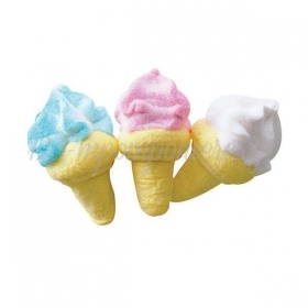 Marshmallow Παγωτάκι 3D μιξ χρωμάτων λευκό-ροζ-γαλάζιο - ΚΩΔ:82-23832-PAR