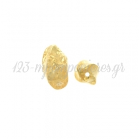 Ακρυλικό Σωληνάκι 12x28mm (Ø3mm) - Χρυσό Κίτρινο Διαφανές - ΚΩΔ:71020197.001-NG