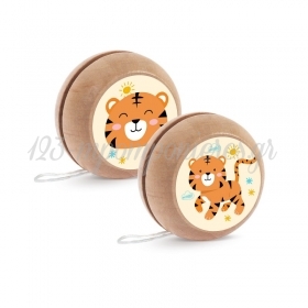 Ξύλινο yo-yo Τίγρης 5cm - ΚΩΔ:M965-PR
