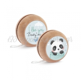 Ξύλινο yo-yo Panda 5cm - ΚΩΔ:M955-PR