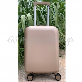 Βαλίτσα Trolley Χρυσή Σαγρέ Ματ 46X32X20cm - ΚΩΔ:BAL36-RN